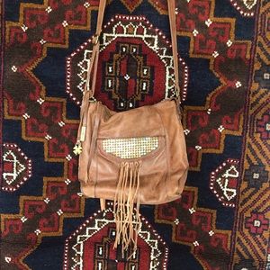 boho lucky brand leather purse